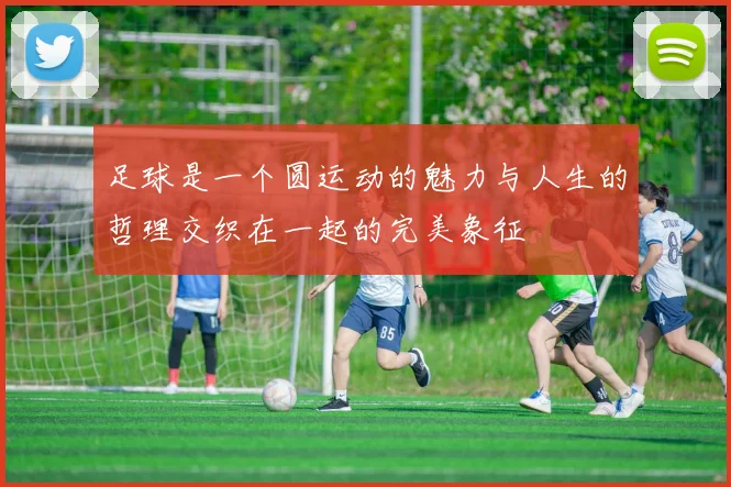 足球是一个圆运动的魅力与人生的哲理交织在一起的完美象征
